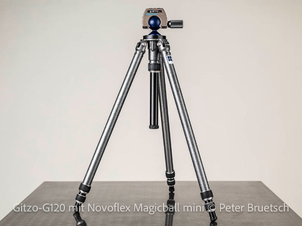 Kamera Stativ Gitzo G120 inkl. Novoflex Stativ-Kugelkopf