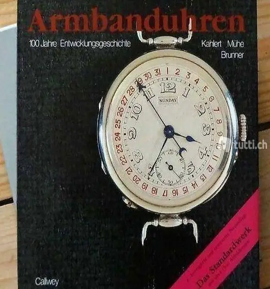 Armbanduhren Buch Standardwerk schwerer Luxusband Buch