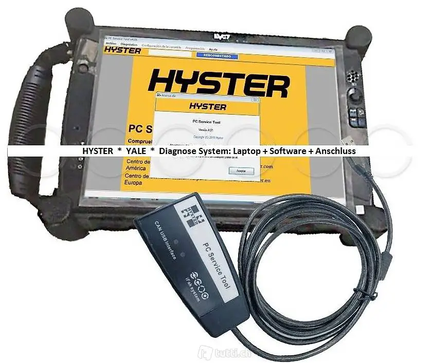  Hyster Yale PC Service Werkzeug KAN für Gabelstapler