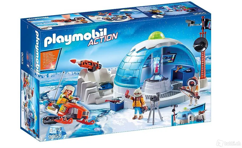 Playmobil 9055 - Polar Ranger Hauptquartier Neu