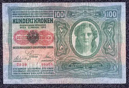 Banknote antik Sammlerstück1912