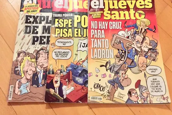 3 Comic-Zeitschriften für Erwachsene auf Spanisch El Jueves