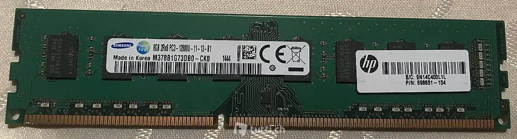 Samsung DDR3 Ram 8 GB