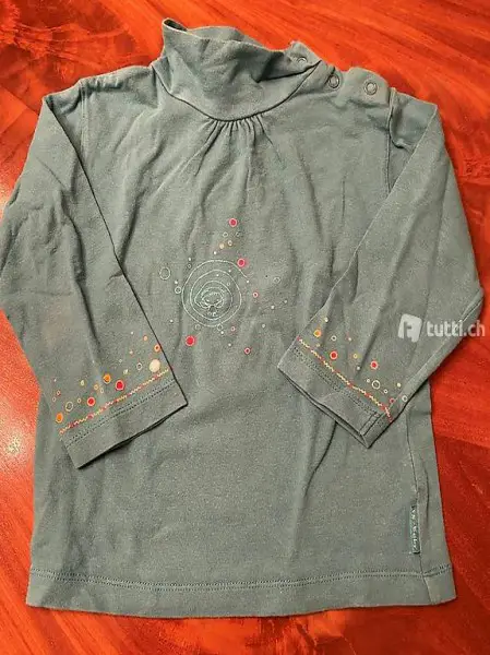 Tee Shirt Pulli Türkis 86 cm