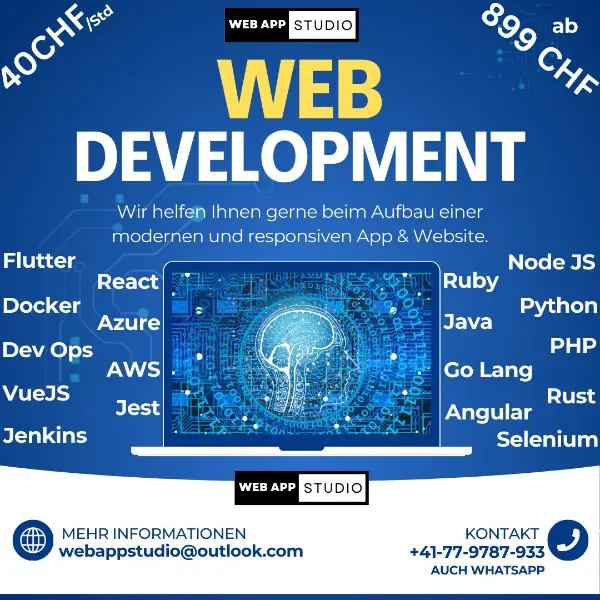 Web App Entwicklung