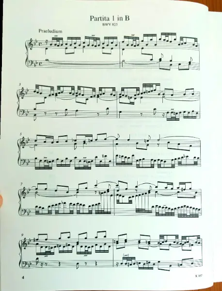 Klaviernoten J.S. Bach Klavierübung I 6 Partiten NEU!