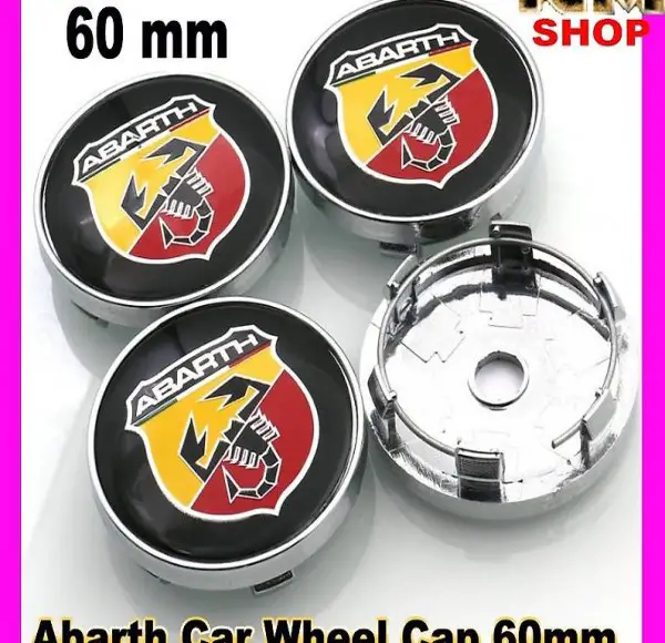  Abarth Auto Radkappe 60mm
