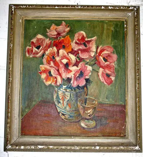 Blumenstrauss in Vase Iten