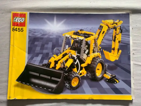 Lego Technic Baggerlader 8455 plus Originalbauanleitungen