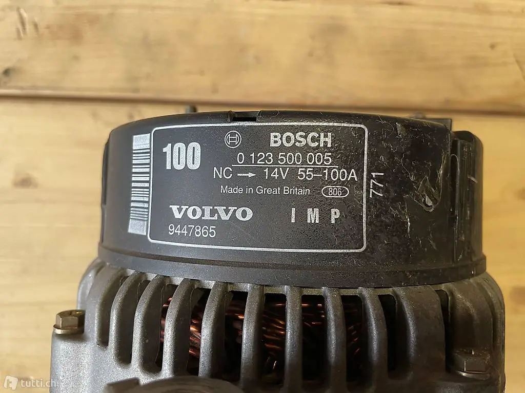 Bosch Lichtmaschine 0 123 500 005 100A