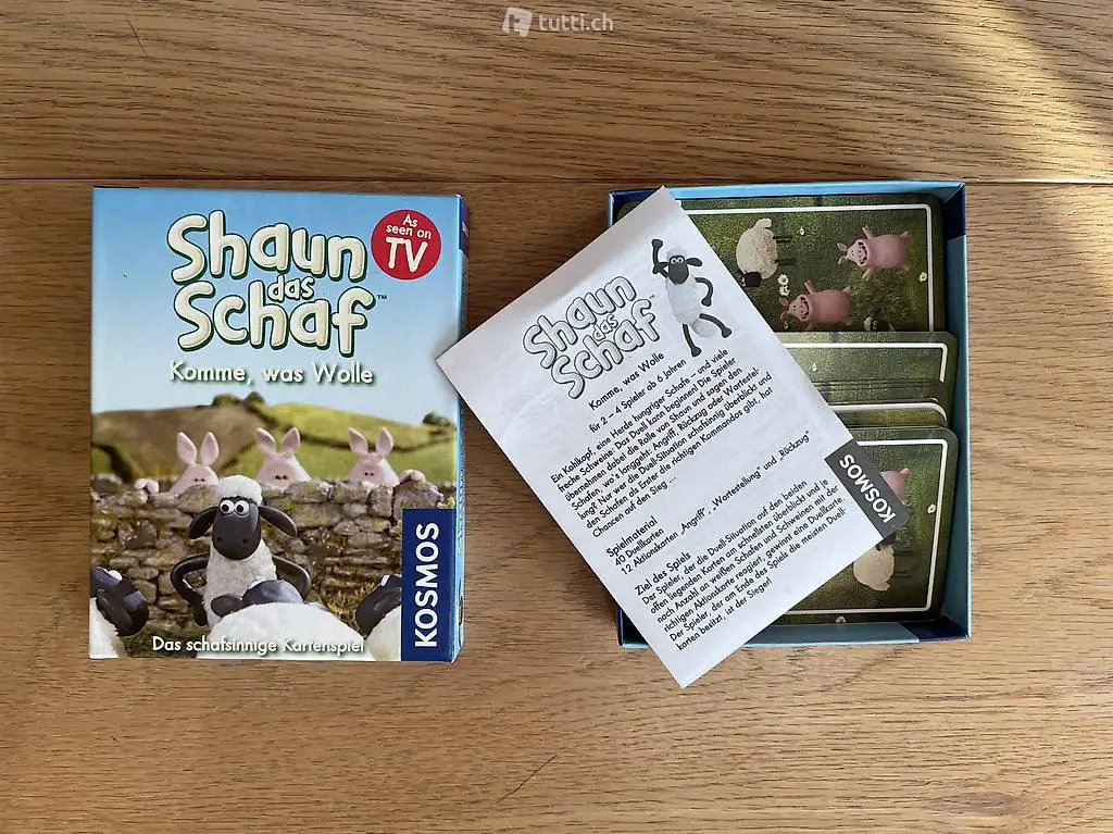 Kosmos Kartenspiel Shaun das Schaf
