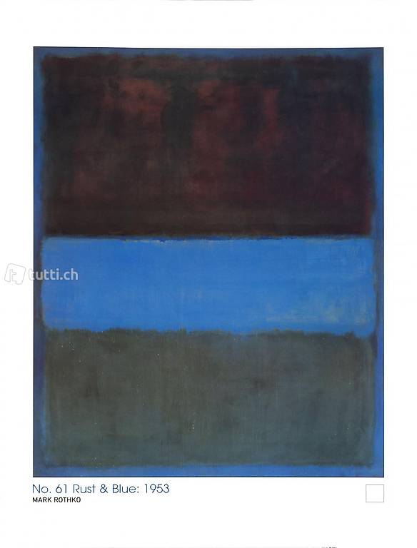  Mark Rothko - No. 61 - Rust e Blue: 1953