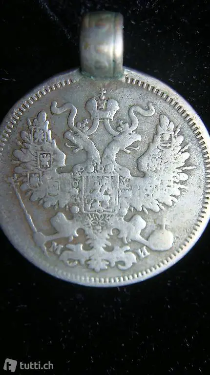 Silbermünze 20 Kopeken 1862 Russland ZAR ALEXANDER II.