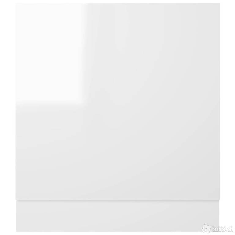  Geschirrspülerblende Hochglanz-Weiss 59,5x3x67 cm Spanplatte