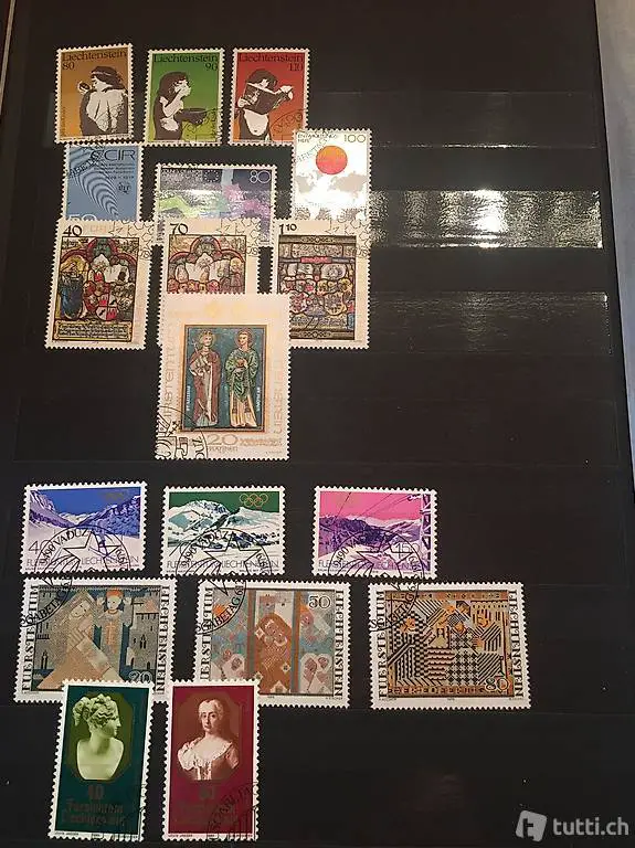 Briefmarken FL siehe Fotos
