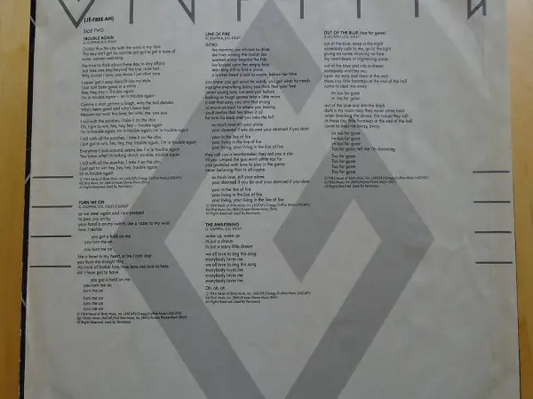 Giuffria, Ex Angel, Vinyl