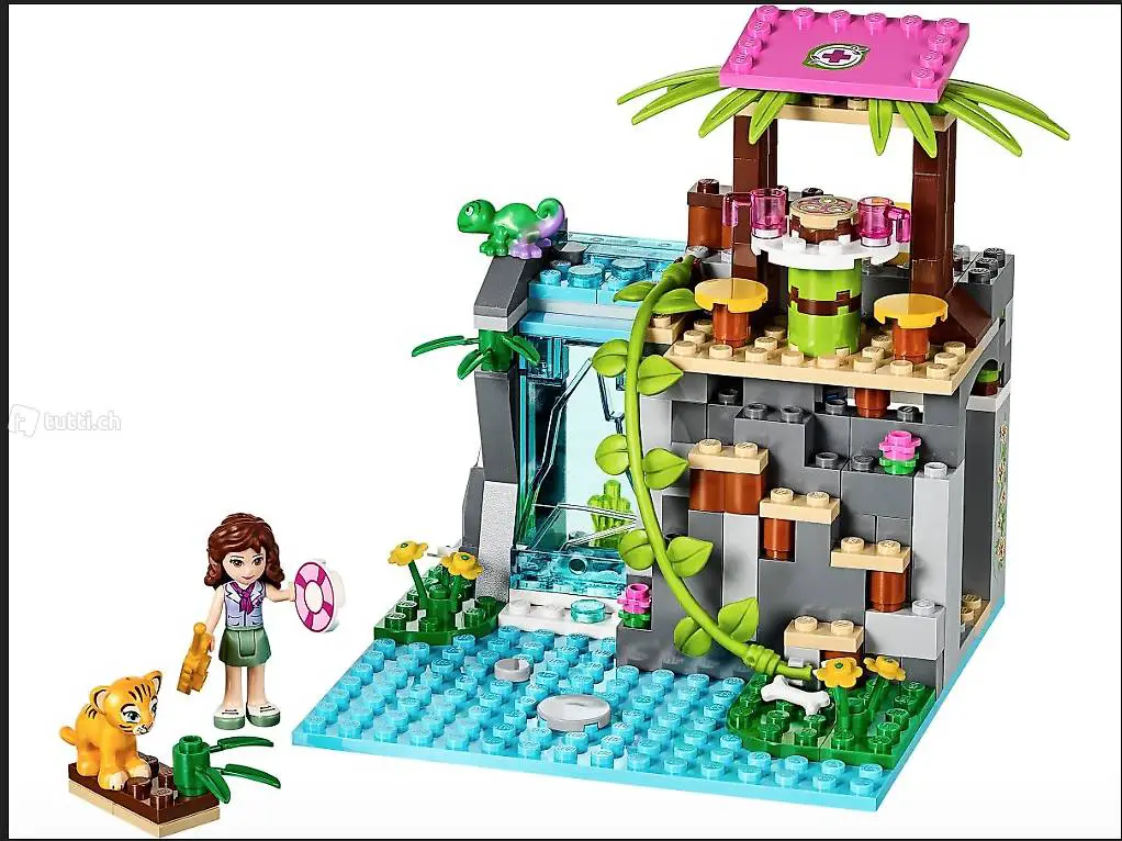 Lego Friends Einsatz am Dschungel-Wasserfall 41033