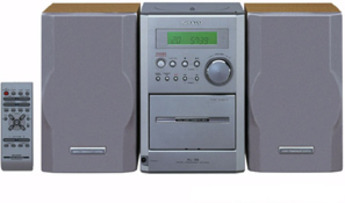 Stereoanlage Sharp XL 35 mit CD-Player und Kassettenrecorder