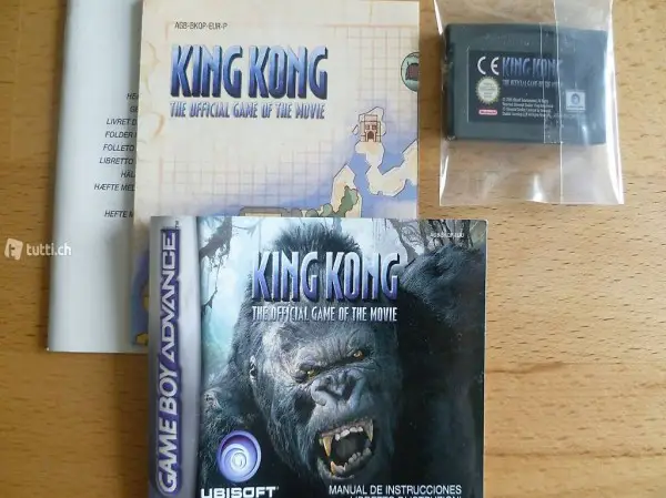 King Kong - The official game of the movie - Gameboy Advance