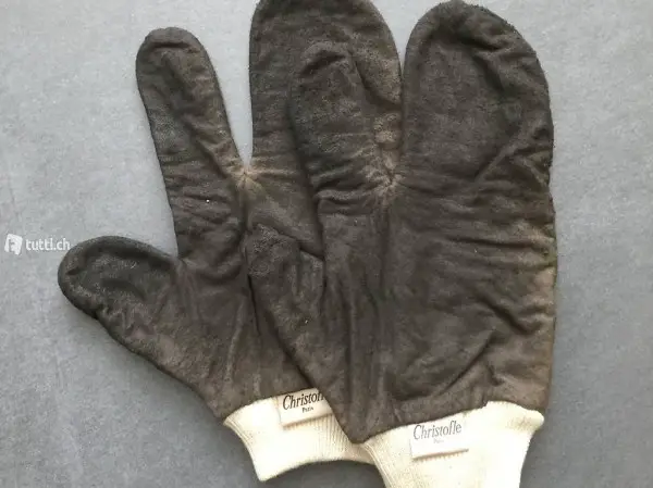 Silber Polier Handschuhe