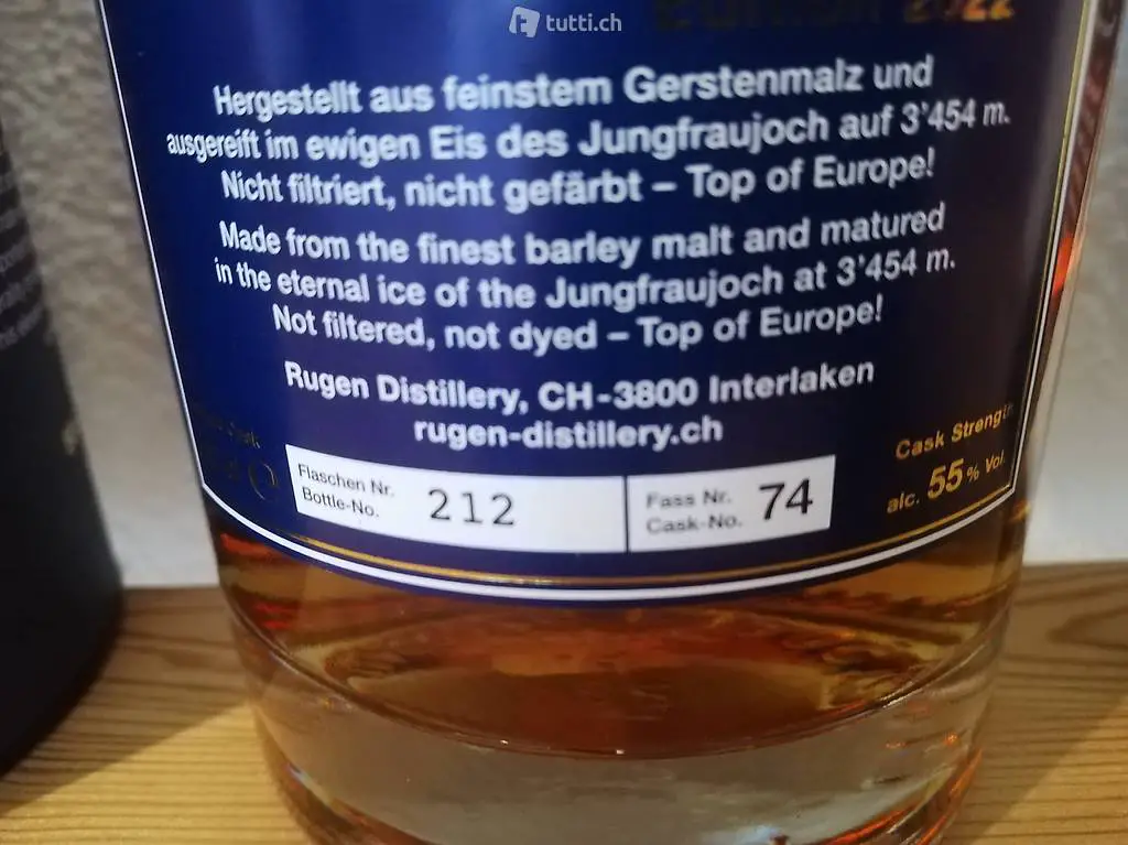 Swiss Mountain Single Malt Whiskey 2022 lim. Edt.