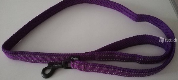  Hundeleine Violett 110 cm mit Schlaufe