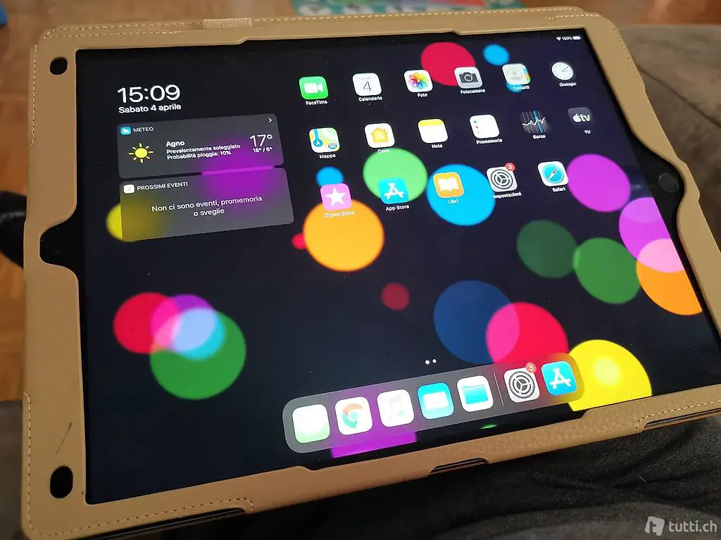 iPad pro 12.9 pollici 2a generazione 256gb con custodia