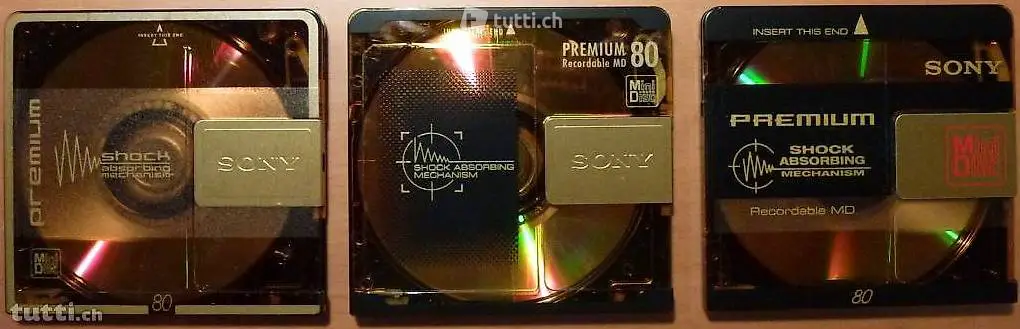 Sony 80 Min. PREMIUM MiniDisc 1 x bespielt 36 Stück