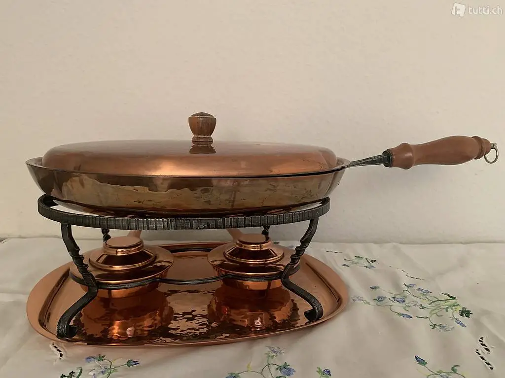 Stöckli Vintage Flambier-Set Swiss made guter Zustand