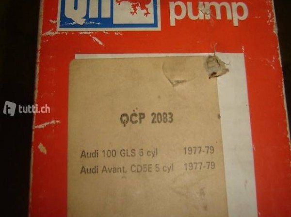 Wasserpumpe Audi 100 5E / CD / GLS 1977 - 79 Oldtimer