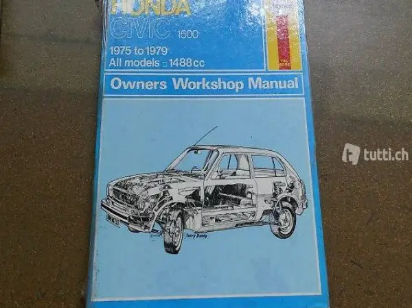 Reparaturanleitung Werkstatthandbuch Honda Civic Oldtimer