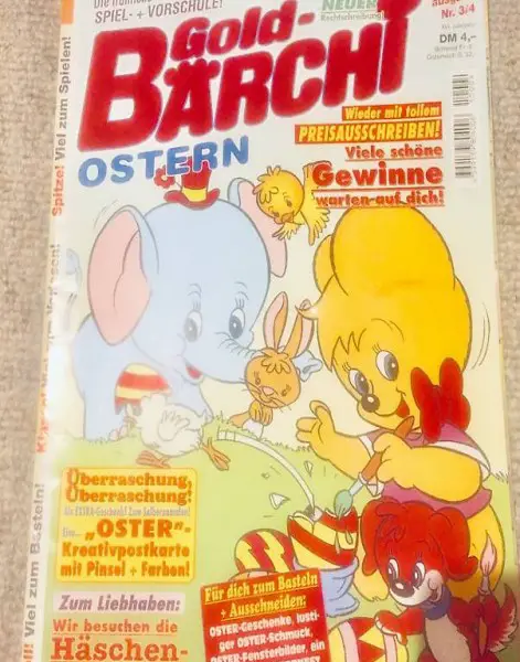 Zeitschrift Gold-Bärchi. Ostern