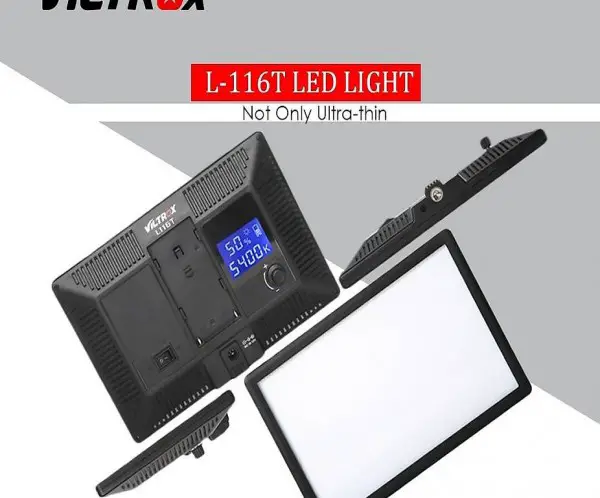 VILTROX L116T Profi ultra-dünnen LED-Videoleuchte Fotografie