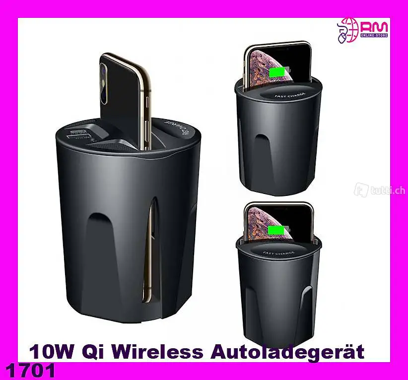  Auto 10W Qi Wireless Autoladegerät