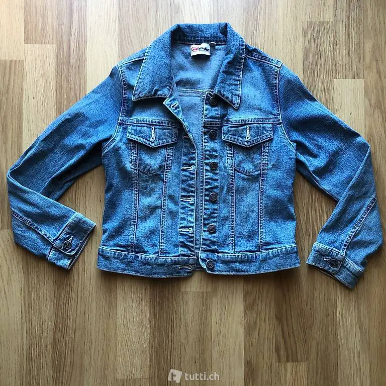 Jeans - Jacke für Mädchen Gr. 140