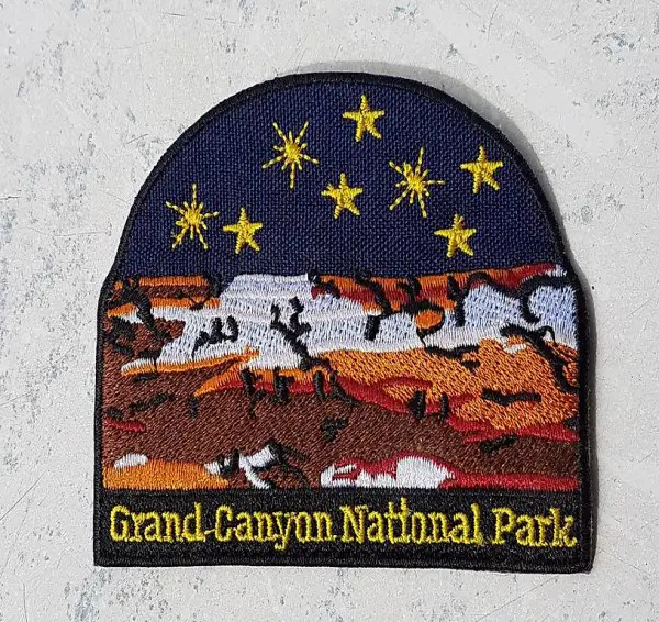 GRAND CANYON NATIONAL PARK - Aufbügler 8 x 6,7 cm
