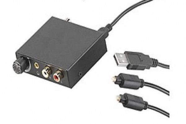  Audio-Konverter digital (TOSLINK/Koaxial) zu analog, Lautstä
