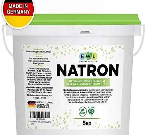  Natron Pulver Backing Soda 5kg I Deutsche Herstellung