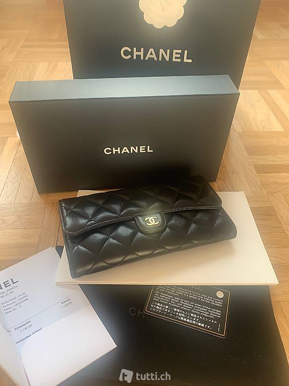 Chanel Brieftasche L Aufklappbar