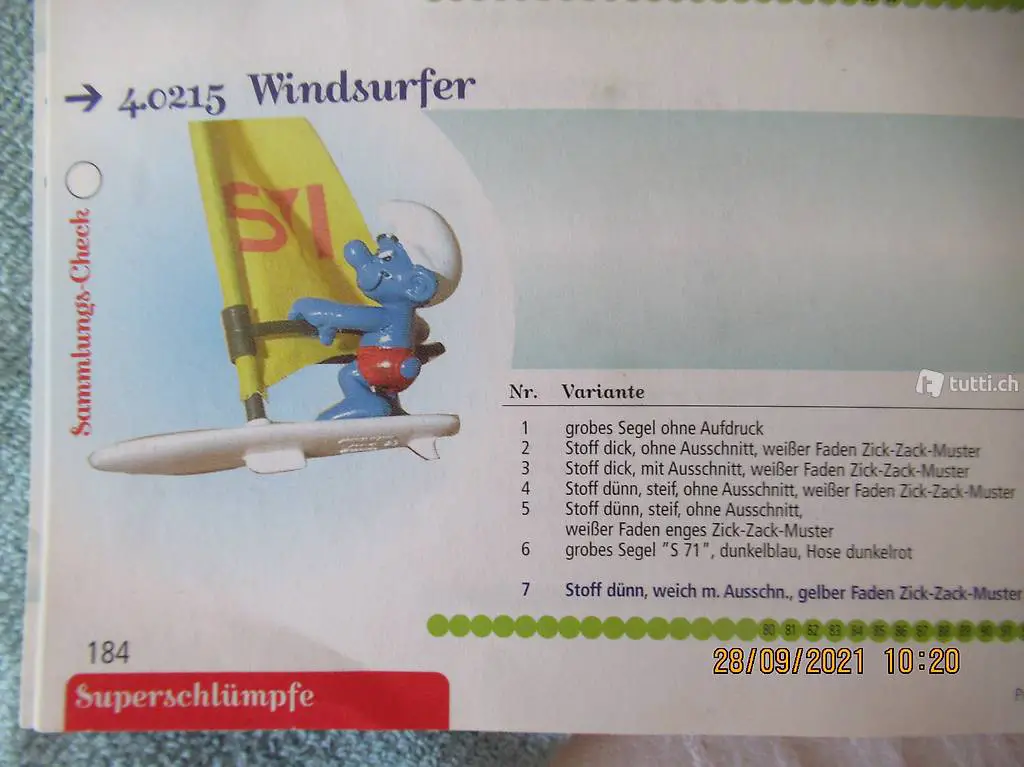 4.0215 Windsurfer, Schlumpf