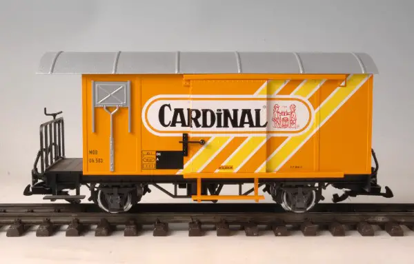 LGB Güterwagen CARDINAL gelb