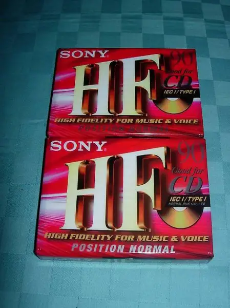  SONY HF 90 Aufnahme Kassetten