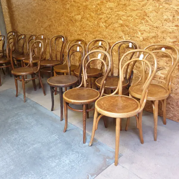 Formica chaise bistrot vintage jetons jeux PS Brocante
