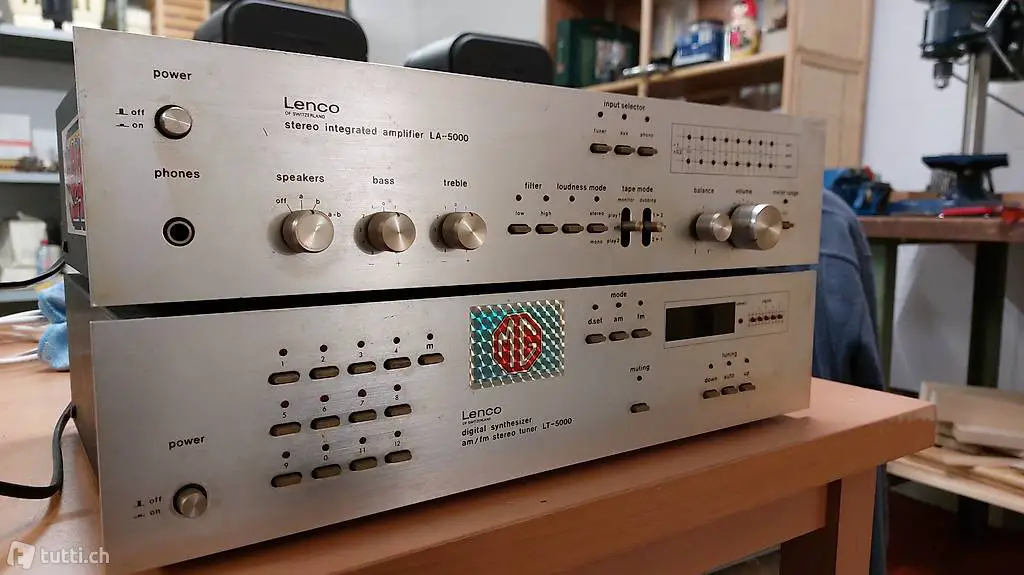 Lenco LA-5000 Amplifier und Lenco LT-5000 Tuner