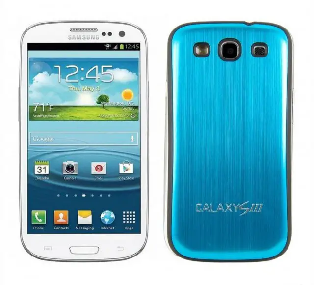  Akku Deckel Samsung Galaxy S3 I9300 Hellblau