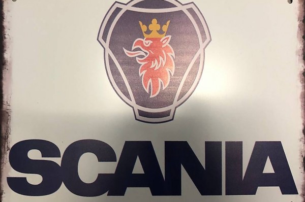 Scania Metallschild Blechschild 20 x 30