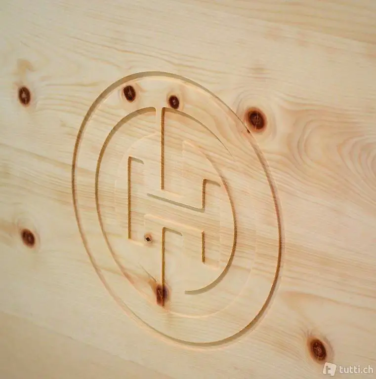Möbel, Arvensitzmöbel Natur mit HCD Logo