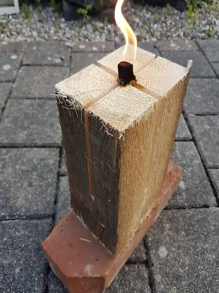  Schwedenfeuer - Holzfackel