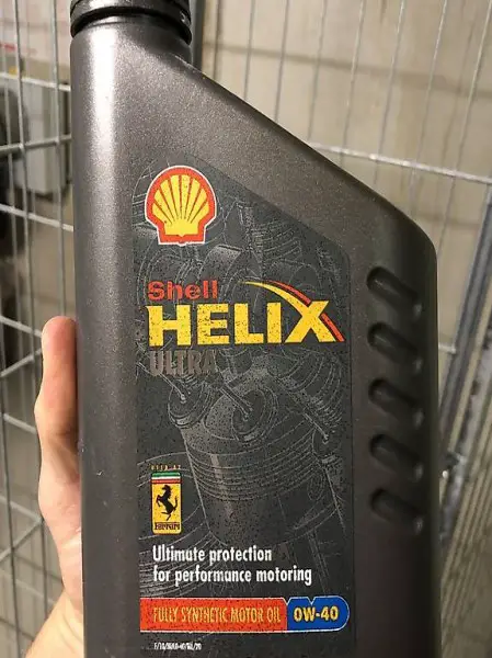 Shell Helix Ultra Full Synthetic 0W - 40 / Ferrari Oil