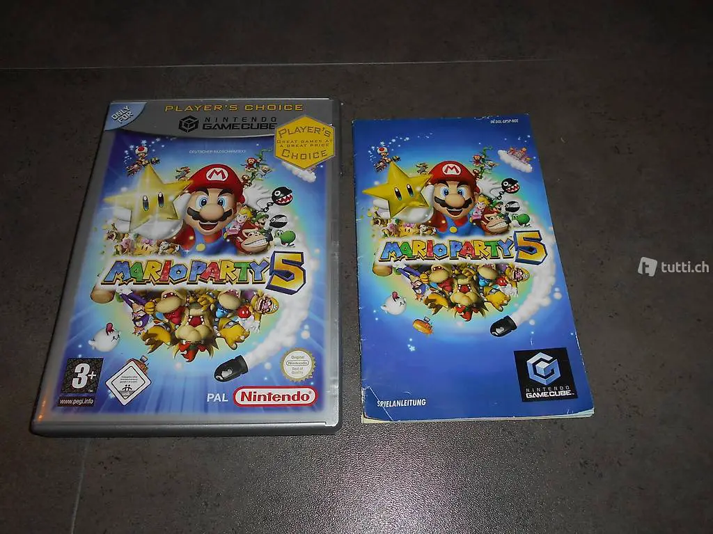  Mario Party 5 inkl. Spielanleitung für den Gamecube